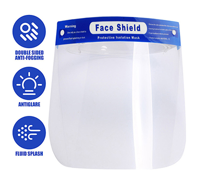 Reusable Face Shield Adjustable Transparent, Facial Cover for Women Men