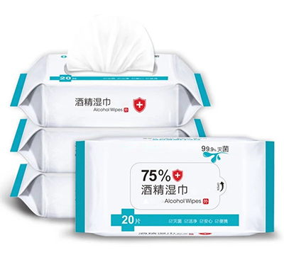 75% Alcohol Disinfecting Wipes Disinfection Cleaning Wet Wipes Used for Cleaning and Sterilization in Office Home School