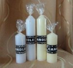 White Church Pillar Candles - Image 2