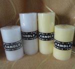White Church Pillar Candles - Image 4