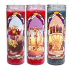 Custom Hispanic Mexican Glass Jar Religious Candles - Image 4