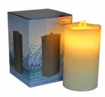 Lithium Battery Wave Top Flameless Candle Fountain With Remote Control - Image 2