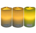 Wave Top Flameless Candle Fountain With Timer Button