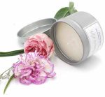 Scented Soy Wax Candles In Round Tin Can