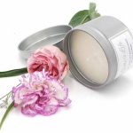 Scented Soy Wax Candles In Round Tin Can