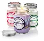 Scented Candles In Square Glass Jar