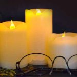 3pcs/Lot Small Battery Operated Led Candle With Long Lasting Bright Light Flameless Led Pillar Candle Set With Hight Quality
