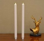 15" Battery Operated Moving Flame Led Taper Candles