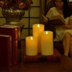 3.5" X 5" Flameless Moving Wick Led Pillar candles