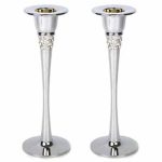 Table Taper Candle Holder In Silver