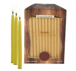 Single Color Dripped Beeswax Hanukkah Candle