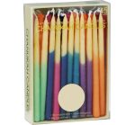 Mix Color Dripped Beeswax Hanukkah Candles - Image 3