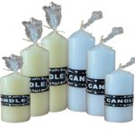 White Church Pillar Candles