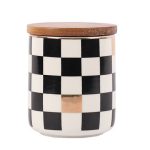 Bulk Ceramic Jar Candles With Square Figure