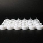 Battery Operated Flickering Warm White Flame Christmas Tealight Candle