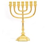 Metal Church Candle Holder 7 Taper Candle