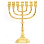 Metal Church Candle Holder 7 Taper Candle