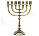 Copper Church Candle Holder 7 Taper Candle