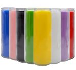Solid Color Glass 7 Day Candles - Image 5