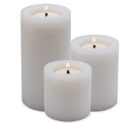 Plastic Modern White Artificial Tealight Candle Holder
