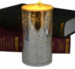 Rechargeable 3D Glass Spot Flameless Candle Fountain With 3D Battery - Image 2