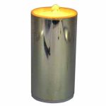 Rechargeable 3D Glass Fireworks Flameless Candle Fountain With 3D Battery