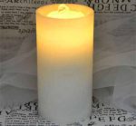 Rechargeable Flat Top Flameless LED Candle Fountain With 3D Battery - Image 4