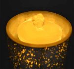3D Glass Spot Flameless Candle Fountain With Lithium Battery - Image 5