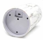 Rechargeable Flameless Candle Fountain With Plastic Imitation Marble - Image 4