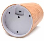 Plastic Imitation Wooden Flameless Candle Fountain With Lithium Battery - Image 3
