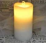 Lithium Battery Wave Top Flameless Candle Fountain With Remote Control - Image 5