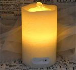 Wave Top Flameless Candle Fountain With Timer Button - Image 4