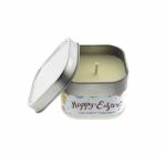 Personalised Hand Poured Scented Tin Candles In Square Tin Can - Image 4