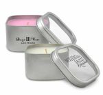 Personalised Hand Poured Scented Tin Candles In Square Tin Can - Image 3