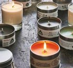 Scented Soy Wax Candles In Round Tin Can - Image 2