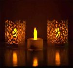Battery Operated Flickering Warm Light Flameless Tealight Led Candle - Image 5