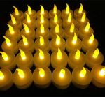 Battery Operated Flickering Warm Light Flameless Tealight Led Candle - Image 3