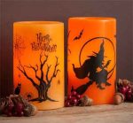 Real Wax Holiday Decor Yellow Flickering Led Candle/Halloween Led Candle With Printing - Image 4