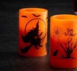 Real Wax Holiday Decor Yellow Flickering Led Candle/Halloween Led Candle With Printing - Image 3