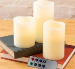 Remote Control Flameless Led Candle With 8 Key Remote For Church Votive - Image 2