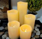 5pcs Waterproof Remote Control LED Outdoors Candles Night Lamp for Wedding Birthday Party Christmas Home Decor - Image 4
