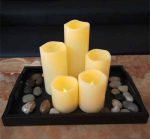 5pcs Waterproof Remote Control LED Outdoors Candles Night Lamp for Wedding Birthday Party Christmas Home Decor - Image 3