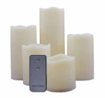 5pcs Waterproof Remote Control LED Outdoors Candles Night Lamp for Wedding Birthday Party Christmas Home Decor - Image 2