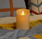 3.5" X 9" Flameless Moving Wick Candle With Timer For Wedding Christmas Event Hotel Decoration - Image 5