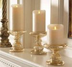 3.5" X 9" Flameless Moving Wick Candle With Timer For Wedding Christmas Event Hotel Decoration - Image 2