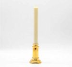 6" Moving Wick Battery Operated Led Taper Candles In Ivory - Image 3