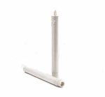 9" Dinner Moving Flame Warm Light 9 Inch Ivory Flameless Plastic Led Taper Candle With Dripped Tears Effect