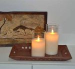 3.5" x 6" Glass Jar Moving Wick Led Candles With Popular Vanilla Scents For Wedding Table Decoration - Image 3