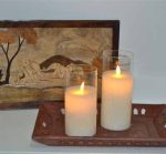 3.5" x 6" Glass Jar Moving Wick Led Candles With Popular Vanilla Scents For Wedding Table Decoration - Image 4