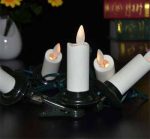 0.9" x 3" Electric Dancing Flame Pillar Flickering Christmas Tree Realistic Flameless Candle - Image 2